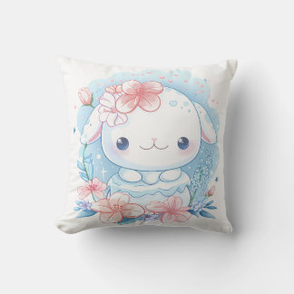 かわいいちびうさぎイラスト クッション