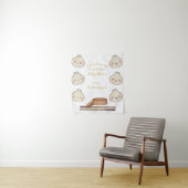 かわいいちびちゃんの食事会 タペストリー (インサイチュ)