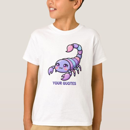 かわいいちびキャラさそり座 Tシャツ (正面)