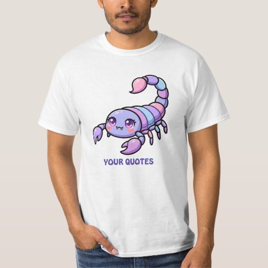かわいいちびキャラさそり座 Tシャツ (正面)
