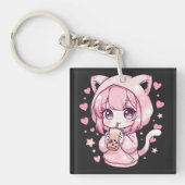かわいいちびキャラの気分 キーホルダー (正面)