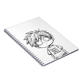 かわいいちびキャラアニメ男子スパイラルノート ノートブック