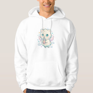 かわいいちびキャラボバ猫 パーカ