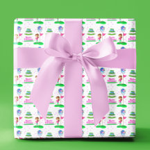 かわいいちびキャラ女子の誕生日ゴルフテーマの誕生日 