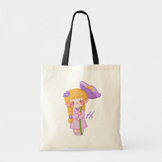 かわいいちびキャラ女子傘トートバッグ トートバッグ