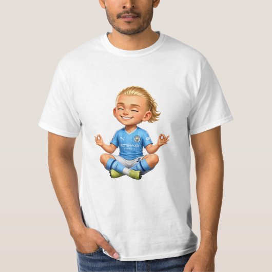 かわいいちびキャラ サッカーTシャツ Tシャツ (正面)