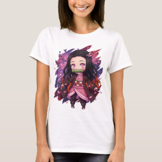 かわいいちびデモンガールアニメスタイル – かわいい日本 Tシャツ