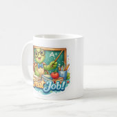 かわいいちび亀 コーヒーマグカップ (正面左)