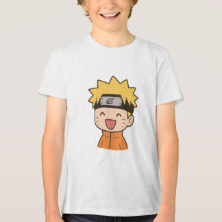 かわいいちび忍者デザインのトリブレンドTシャツ - やわらかくてアニメ好きな子供にぴったり トライブレンドTシャツ