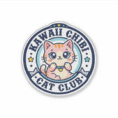 かわいいちび猫の母ギフトアイデア - かわいいちび シール (正面)