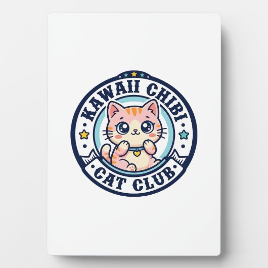 かわいいちび猫の母ギフトアイデア - かわいいちび フォトプラーク (正面)