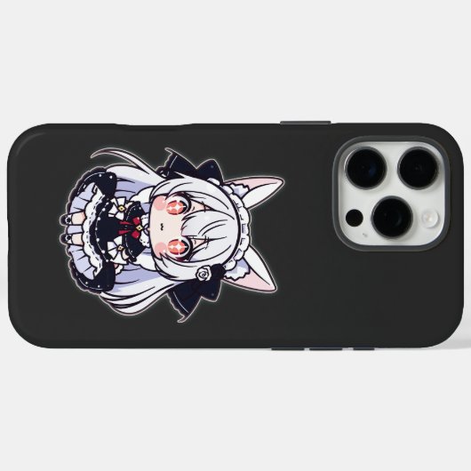 かわいいちび猫ゴシックロリタ Case-Mate iPhoneケース (裏面 (横))