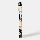 かわいいちび羊の花柄 コテージコアスタイル Case-Mate iPhoneケース (裏面 / 左)