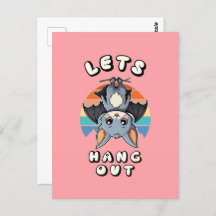 かわいいつるこうもりとレトロの夕日 | 出てくつるれ