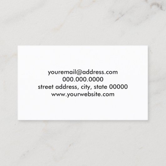 かわいいてんとう虫およびデイジーの花模様の緑 名刺 (裏面)