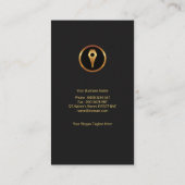 かわいいてんとう虫のカラフルなフラワーチャイルドの作家 名刺 (裏面)