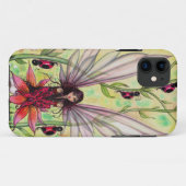 かわいいてんとう虫の妖精ファンタジーイラストレーション Case-Mate iPhoneケース (裏面(横))
