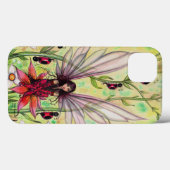 かわいいてんとう虫の妖精ファンタジーイラストレーション Case-Mate iPhoneケース (裏面 (横))
