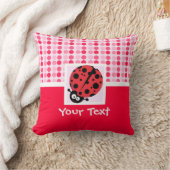 かわいいてんとう虫 クッション (ブランケット)