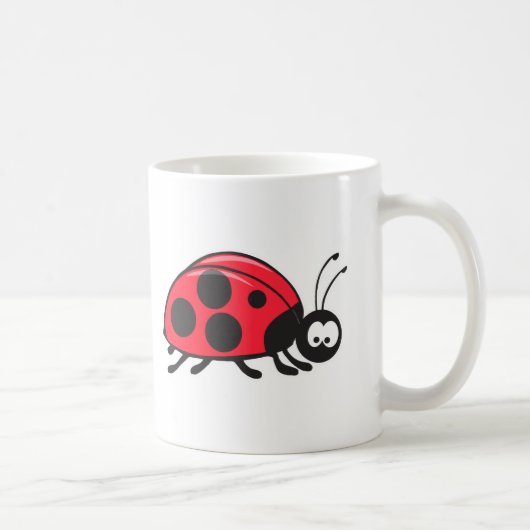 かわいいてんとう虫 コーヒーマグカップ (右)