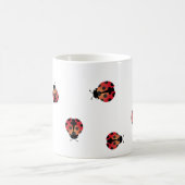 かわいいてんとう虫 コーヒーマグカップ (中央)