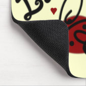 かわいいてんとう虫 マウスパッド (コーナー)