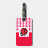 かわいいてんとう虫 ラゲッジタグ (裏面縦)