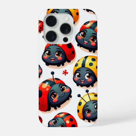 かわいいてんとう虫 iPhoneケース (裏面)