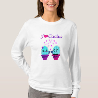 かわいいとかわいいサボテンの愛 Tシャツ