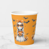 かわいいと妖艶なハロウィンLittle Girl紙コップ 紙コップ (正面)