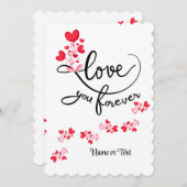 かわいいと永遠の愛をあなたに シーズンカード (正面/裏面)