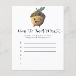 かわいいどんぐりデザインのGuess the Sweet Mess game