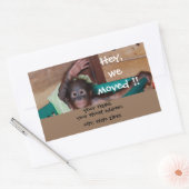 かわいいなびく動物住所 シール (封筒)