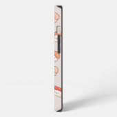 かわいいにぎり寿司 シームレス パターン iPhoneケース (左側面)