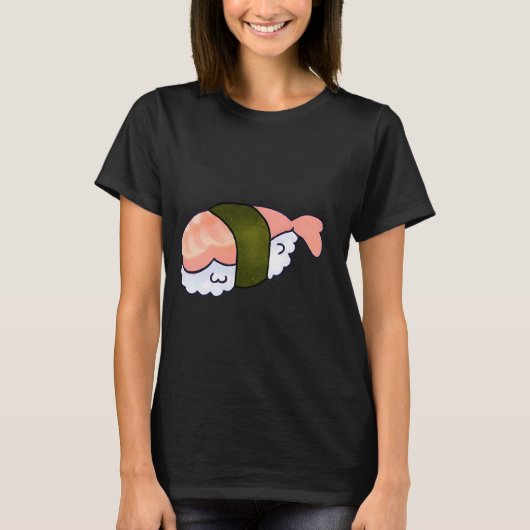 かわいいにぎり寿司 Tシャツ (正面)