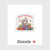 かわいいにゃんクリスマスキティ シール (シート)