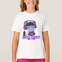 かわいいにゃんゲーマー猫 - かわいいゲーミング子猫 Tシャツ