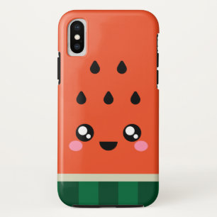 かわいいによってすごいかわいいスイカのiPhone Xの場合 iPhone X ケース