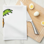 かわいいにんじん キッチンタオル (四つ折り)