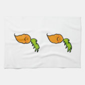 かわいいにんじん キッチンタオル (横)