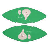 かわいいにんにく漫画野菜イラストレーション アメリカンフットボール (パネル)