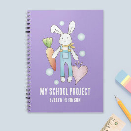 かわいいぬいぐるみうさぎ子供 ノートブック