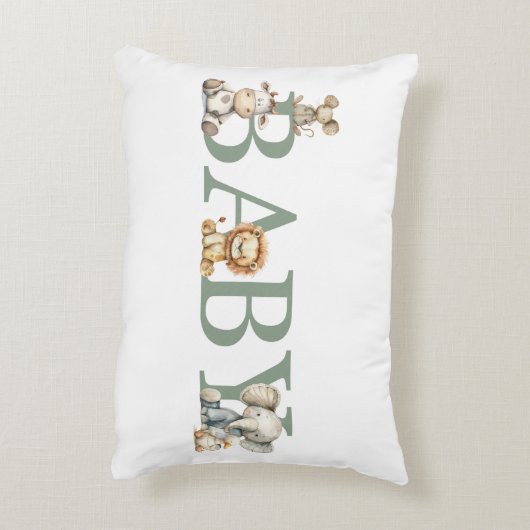 かわいいぬいぐるみ 赤ちゃん アクセントクッション (裏面(縦))