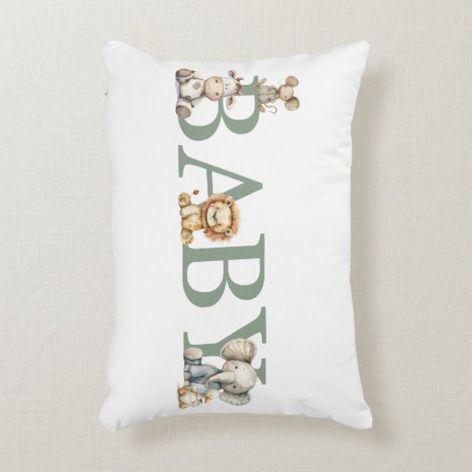 かわいいぬいぐるみ 赤ちゃん アクセントクッション (正面(垂直))