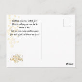 かわいいねずみ。おめでとう。 ポストカード (裏面)