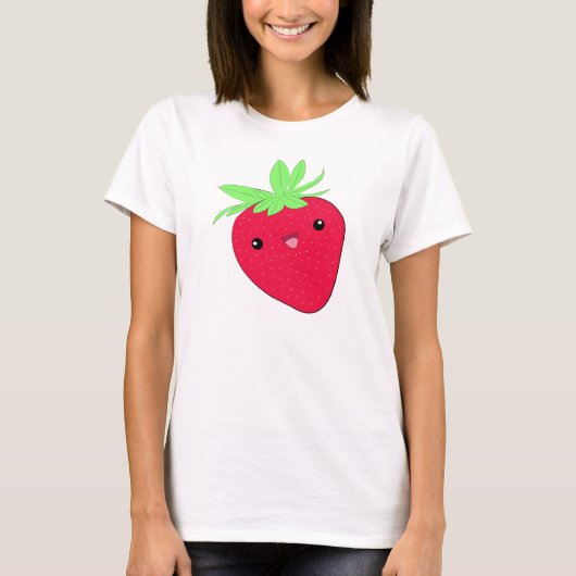 かわいいのいちごのTシャツ Tシャツ (正面)