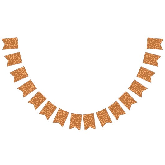 かわいいのかわいいキリン柄。 バンティングフラッグ (全)