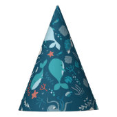 かわいいのかわいいシロクジラと海の生活。 パーティーハット (正面)