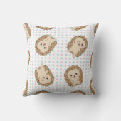 かわいいのかわいいハリネズミの枕 クッション (裏面)