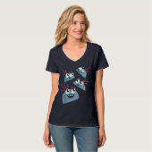かわいいのかわいい漫画キャンデーの友人のキャラクター Tシャツ (正面フル)
